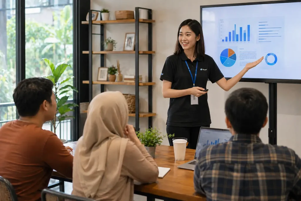 Workshop Pelatihan Penggunaan Aplikasi Saleswhiz